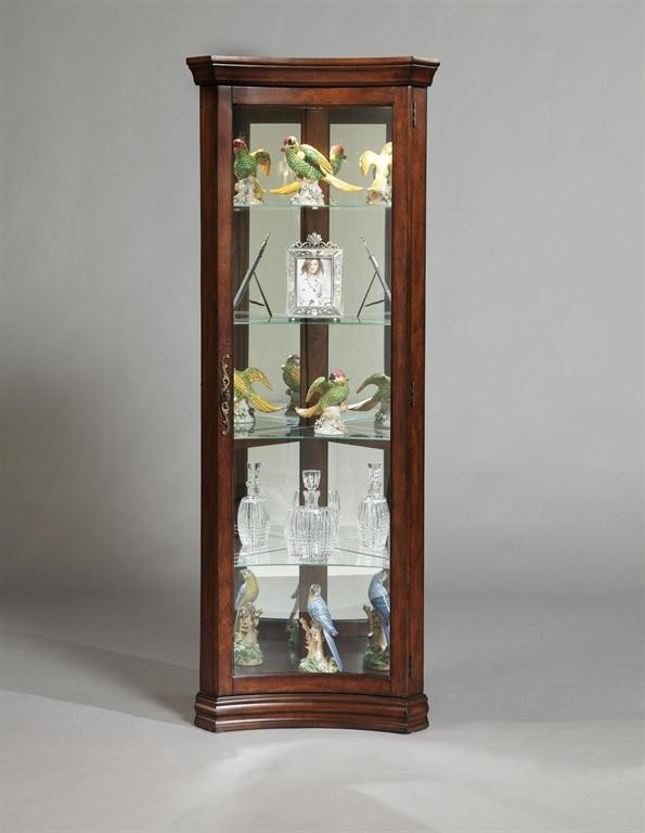 Concave Door Curio Cabinet Today S Home Furnishings