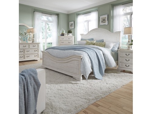 Bayside King California Panel Bed, Dresser & Mirror, Chest, Night Stand
