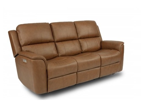 Henry Power Reclining Sofa with Power Headrests & Lumbar Collection