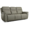 Sawyer Leather Power Reclining Sofa with Power Headrests & Lumbar