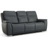 Sawyer Leather Power Reclining Sofa with Power Headrests & Lumbar
