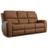 Linden Leather Power Reclining Sofa with Power Headrests & Lumbar