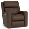 Score Leather Power Recliner with Power Headrest & Lumbar