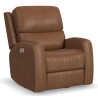 Linden Leather Power Recliner with Power Headrest & Lumbar