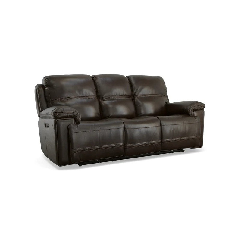 Fenwick Leather Power Reclining Sofa with Power Headrests