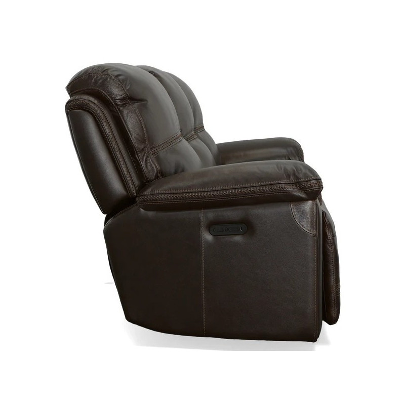 Fenwick Leather Power Reclining Sofa with Power Headrests