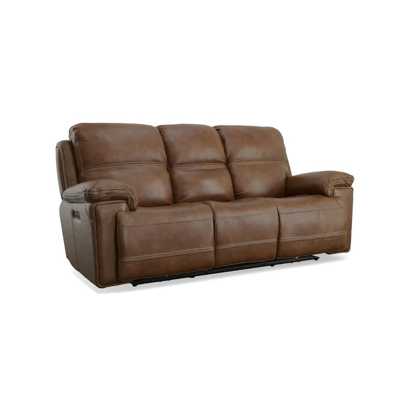 Fenwick Leather Power Reclining Sofa with Power Headrests