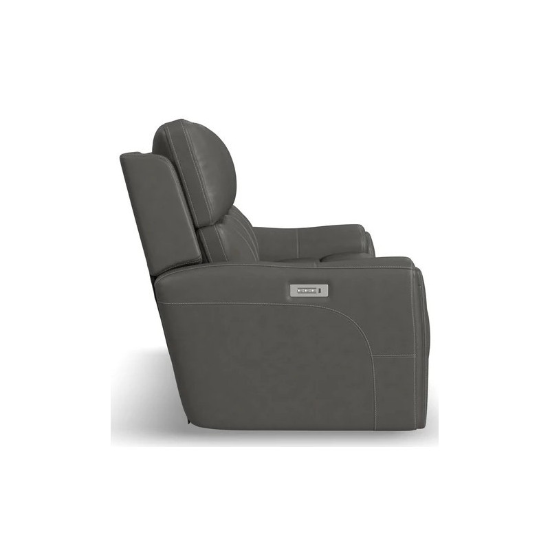 Carter Power Reclining Sofa with Console & Power Headrests & Lumbar