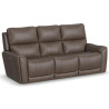 Carter Power Reclining Sofa with Console & Power Headrests & Lumbar