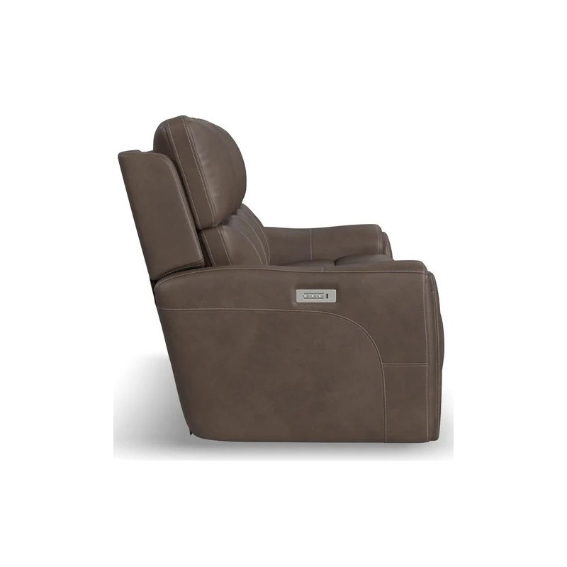 Carter Power Reclining Sofa with Console & Power Headrests & Lumbar