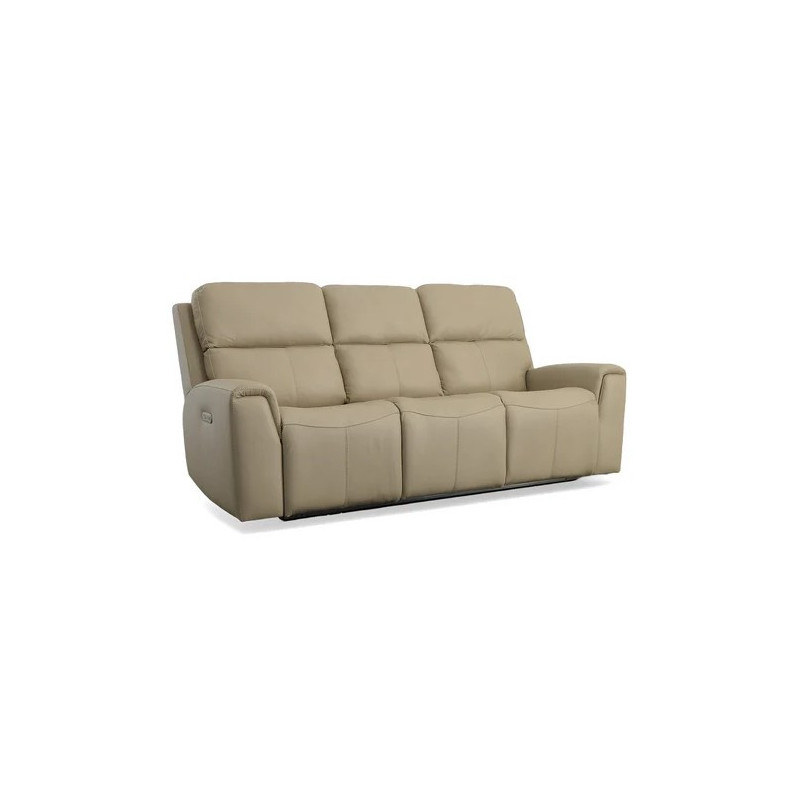 Jarvis Leather Power Reclining Sofa with Power Headrests