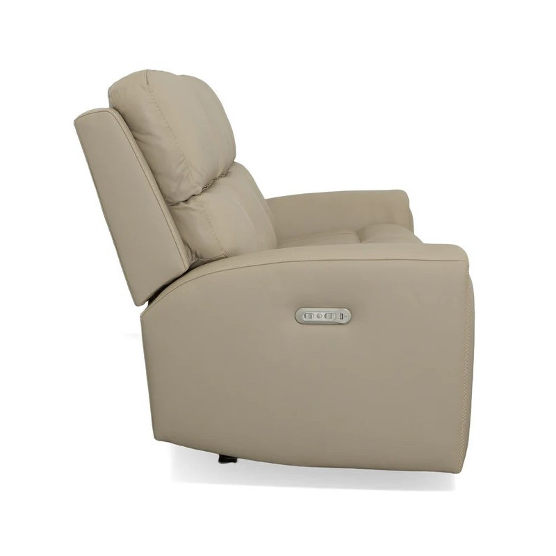 Jarvis Leather Power Reclining Sofa with Power Headrests