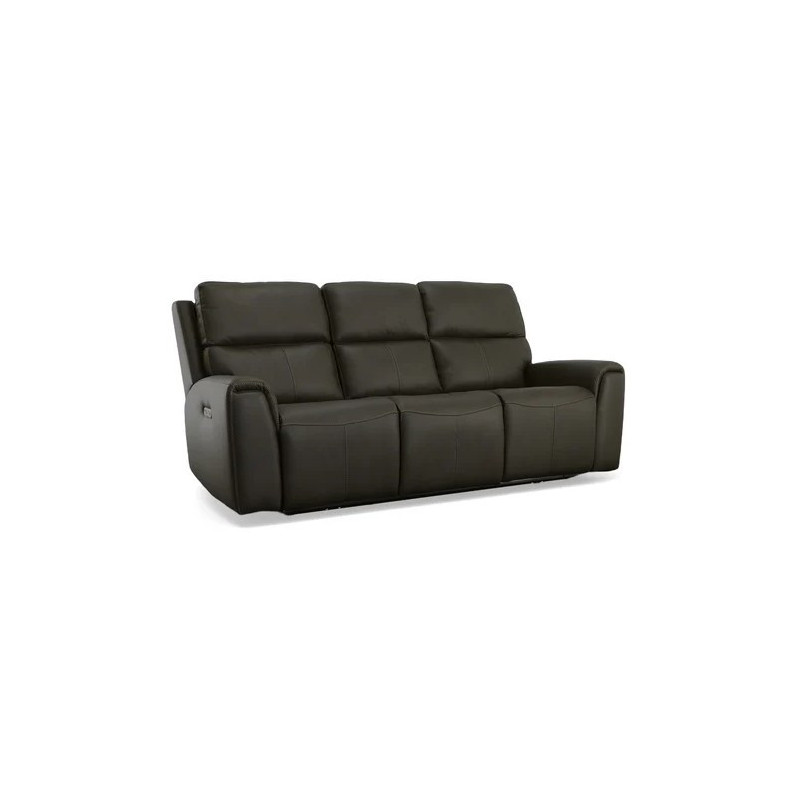 Jarvis Leather Power Reclining Sofa with Power Headrests