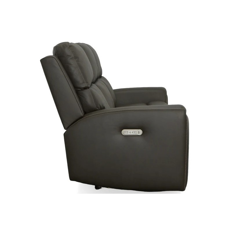 Jarvis Leather Power Reclining Sofa with Power Headrests