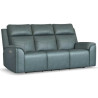 Vernon Power Reclining Sofa with Power Headrest, Lumbar, Heat & Massage