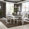 Allyson Park 6pc.Dining Set w/Bench