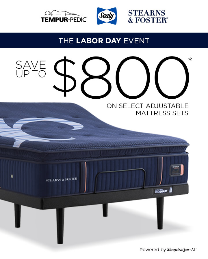 TempurPedic Labor Day Savings Event